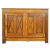 Oak and Walnut Paneled Credenza