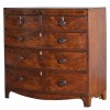 Mahogany and Satinwood Inlaid Bowfront Chest