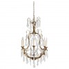 Giltwood and Gilt Iron 6-Light Chandelier