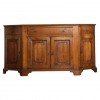 Walnut 3-Drawer, 4-Door Credenza