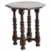 Walnut Octagonal Side Table