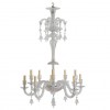 Cut Glass 10-Light Chandelier