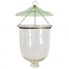 Blown Glass and Brass Mounted Bell Jar