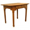 Carved Oak 1-Drawer Table