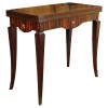 Macassar Wood Folding Console/Games Table