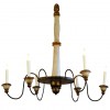 Painted and Giltwood 6-Light Chandelier