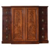 Mahogany Gentleman's Breakfront Linen Press