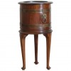 Walnut and Brass Bound Planter or Wine Cooler