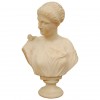 Alabaster Bust of a Maiden, Two-Piece