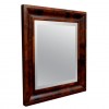Mahogany Mirror with Beveled Mirrorplate