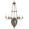 Bronze 6-Light Chandelier