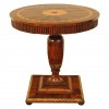 Walnut, Inlaid and Gilded Table