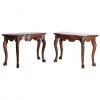 Pair of Walnut Console Tables