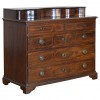 Walnut and Inlaid 8-Drawer Gentleman's Dressing Commode