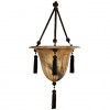 Alabaster and Tasselled Hanging Lantern