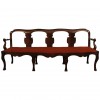 Carved Walnut Divano