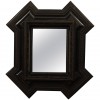 Ebonized Guilloche Mirror