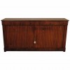 Rare Walnut Tambour Front Buffet