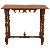 Turned and Carved Walnut Console Table