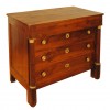 Walnut and Bronze Mounted 4-Drawer Commode
