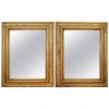Pair of Etched Mecca Frames with Mirrors