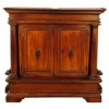 Exceptional Walnut 2-Door Column Credenza