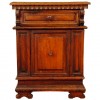 Carved and Paneled Walnut Piccolo Credenza