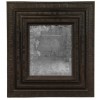 Large Carved and Ebonized Pinewood  Mirror
