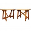 Near Pair of Pinewood Low Tables