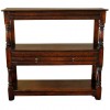 Oak 3-Level 1-Drawer Etagere or Server