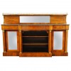 Rosewood Sideboard with Brass Gallery & Marble Top