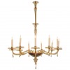 Large Blown Glass 11-Light Chandelier