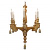 Carved Giltwood 6-Arm Chandelier