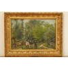 Cattle in Pasture, Oil on Canvas