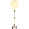 Steel and Brass Floor Lamp