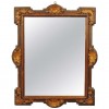 Elaborately Carved Walnut and Giltwood Mirror 