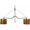 Bow-Shaped Wrought Iron Billiards Fixture