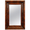 Biedermeier Figured Walnut Mirror