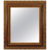 Carved Walnut and Gilt Decorated Frame/Mirror