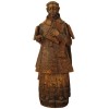 Carved and Polychrome Painted Santo