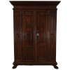 Carved and Paneled Walnut Armadio