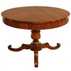 Exceptional Walnut and Inlaid Center Table