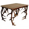 Walnut and Cervo Reale Antler Center Table