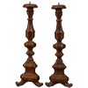 Pair of Carved Candlesticks in Mecca