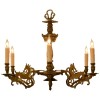 Bronze 6-Light Chandelier 