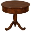 Walnut 4-Drawer Pedestal Table 