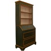 Painted Wood Secretary Bookcase