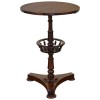 Rosewood Side Table with Birdcage Gallery