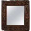 Carved Walnut Mirror 