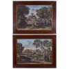 Pair of French Hand Colored Engravings